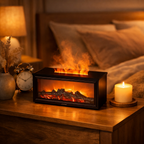 Flame Effect Aromatherapy Diffuser & Humidifier — 7 Colour LED | Creates Instant Home Ambience