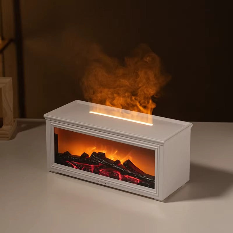 Flame Effect Aromatherapy Diffuser & Humidifier — 7 Colour LED | Creates Instant Home Ambience
