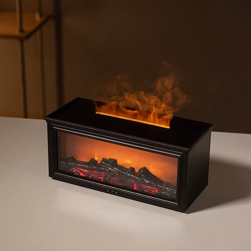Flame Effect Aromatherapy Diffuser & Humidifier — 7 Colour LED | Creates Instant Home Ambience