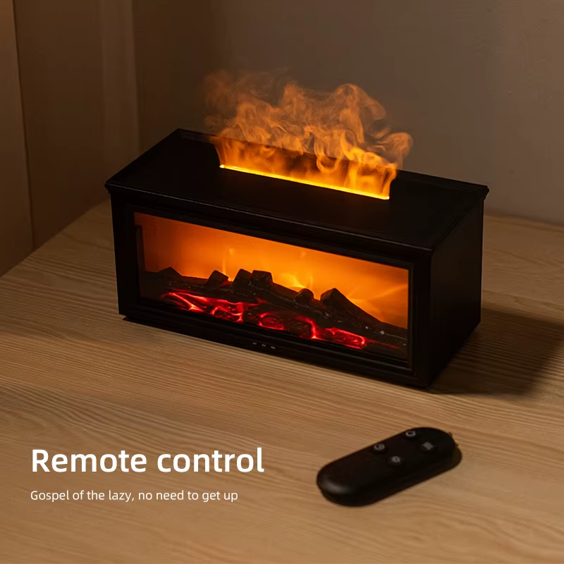 Flame Effect Aromatherapy Diffuser & Humidifier — 7 Colour LED | Creates Instant Home Ambience