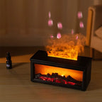 Flame Effect Aromatherapy Diffuser & Humidifier — 7 Colour LED | Creates Instant Home Ambience