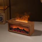 Flame Effect Aromatherapy Diffuser & Humidifier — 7 Colour LED | Creates Instant Home Ambience